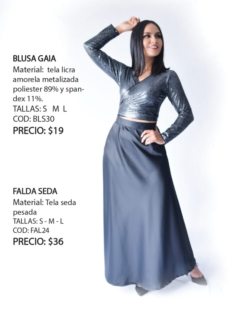 FALDA LARGA SEDA